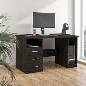 Стол компьютерный COMP CD 1660.A, дуб юкон модерн, 136х63х75 см